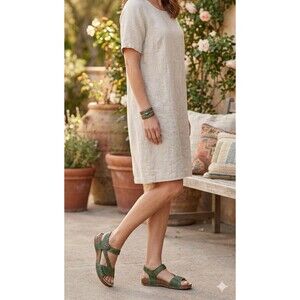 L'Artiste Spring Step Popular Sandals  Green Women's Size EU  37 us 6.5/7 NEW